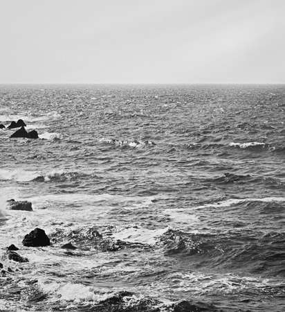 Nature, vacation and summer concept - Ocean coast view, perfect travel and holiday destinationの写真素材