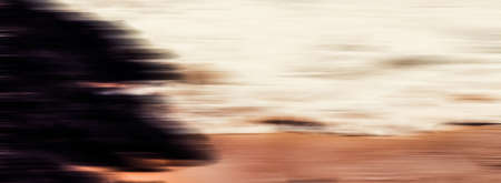 Seascape, seaview and coastline concept - Abstract vintage coastal nature background, long exposure...