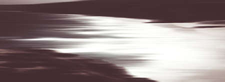 Seascape, seaview and coastline concept - Abstract vintage coastal nature background, long exposure...
