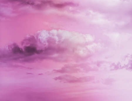 Magical dream, nature backdrop and spiritual holiday concept - Dreamy surreal sky as abstract art, fantasy pastel colours background for modern designの写真素材