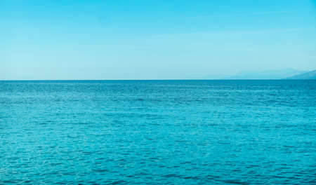 Summer holiday, yacht cruise and Mediterranean nature concept - Beautiful view of a sea coast,...