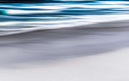 Coastal art print, holiday destination and luxury travel concept - Abstract sea background, long exposure view of dreamy ocean coast in summerの写真素材