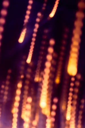 Vintage Christmas lights, New Years Eve fireworks and abstract texture concept - Glamorous golden...