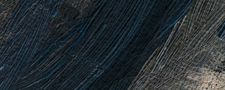 Stroke, artwork and palette concept - Abstract vintage brush strokes on canvas background, oil...