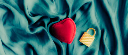 Romance, surprise and holidays concept - Valentines Day abstract background, heart shaped jewellery...