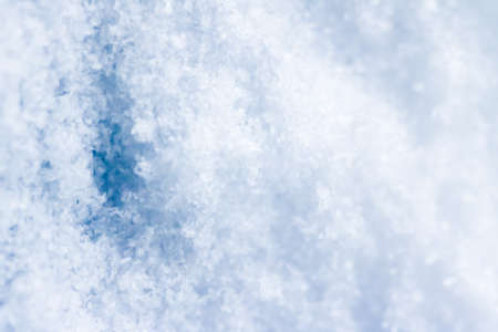 Snow in winter as seasonal nature backdrop - Snowy, season and climate concept as holiday background...