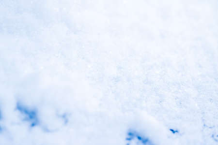 Snow texture as winter and holiday season background, macro
