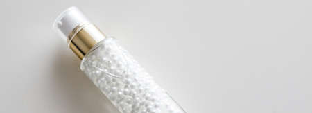 Serum gel or make-up primer in bottle, luxury skincare cosmetics and organic anti-aging product for health and beauty brandの写真素材