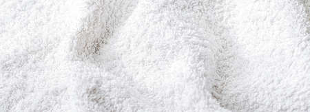 Texture of towel fabric as background, close-upの写真素材