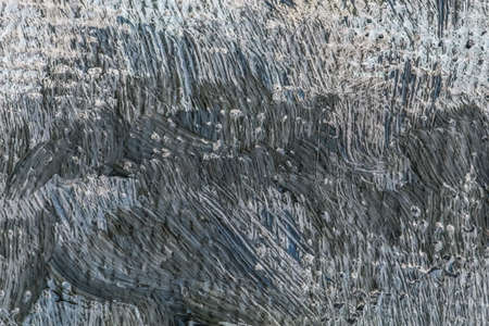 Oil paint brush strokes on canvas background, abstract texture close-upの写真素材