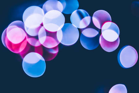 Vintage bokeh overlay as abstract background and holiday backdrop, cinematic styleの写真素材