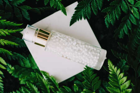 Luxury skincare moisturizing serum gel green garden, natural herbal cosmetics and organic anti-aging product for health and beauty brandの写真素材