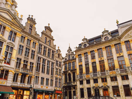Brussels, Belgium circa January, 2020: The Grand Place square in Brussels, the capital of Belgium,...