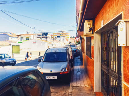 Velez-Malaga, Spain circa June, 2019: Streets of Velez-Malaga, small town in Andalucia region in Spainのeditorial素材