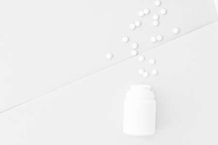 Medical pills and drugs, medicine for health care and clinical therapyの写真素材