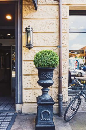 Zurich, Switzerland circa September, 2019: Bahnhofstrasse in Zurich, Switzerland, main downtown street in the city centerのeditorial素材