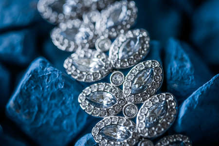 Luxury diamond bracelet, jewelry and fashion brandsの写真素材