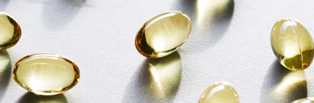 Omega 3 fish oil capsules for healthy diet nutrition, pharma brand store, probiotic drug pills as...