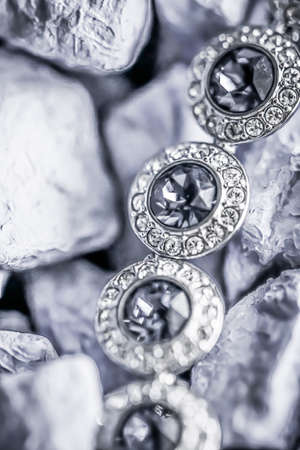 Luxury diamond bracelet, jewelry and fashion brandsの写真素材