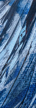 Blue abstract background, painting and artsの写真素材