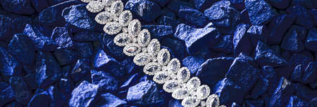 Luxury diamond bracelet, jewelry and fashion brandsの写真素材
