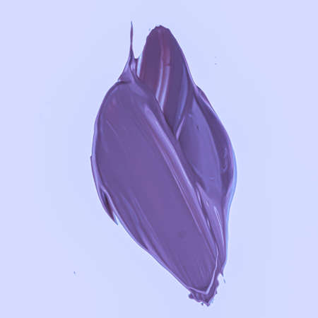 Purple brush stroke or makeup smudge closeup, beauty cosmetics and lipstick texturesの写真素材