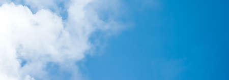 Dreamy blue sky and clouds, spiritual and nature backgrounds