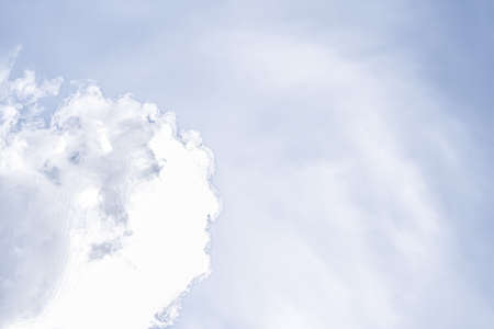 Fantasy and dreamy pastel blue sky, spiritual and nature backgrounds
