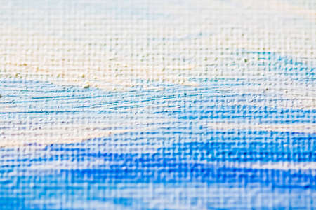 Acrylic brush strokes on canvas as abstract background, creative painting and contemporary artsの写真素材