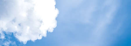 Dreamy blue sky and clouds, spiritual and nature backgrounds