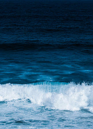 Ocean waves as coastal background, beach holiday destination and luxury travel