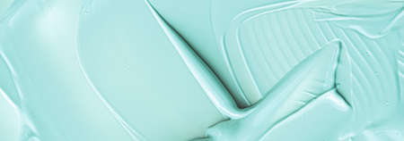 Mint cosmetic texture background, make-up and skincare cosmetics cream product, luxury beauty brand,...