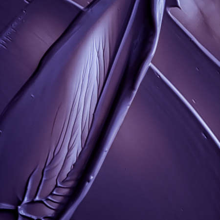 Purple cream texture background, cosmetic product and makeup backdrop for luxury beauty brand, holiday banner design, abstract wall art or artistic paint brush strokeの写真素材