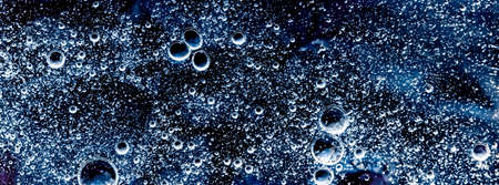 Abstract liquid banner background, paint splash, swirl pattern and water drops, beauty gel and...