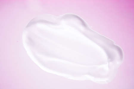 Cream soap, hand wash sanitizer or cosmetic smear as antibacterial cleanse and hygiene texture,...