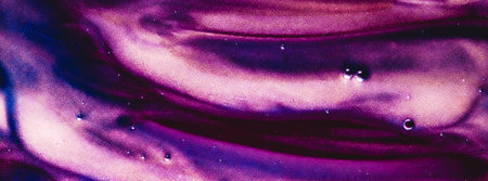 Abstract liquid banner background, paint splash, swirl pattern and water drops, beauty gel and...