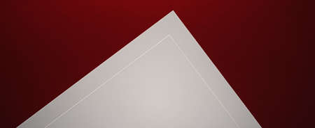 Blank A4 paper, white on red background as office stationery flatlay, luxury branding flat lay and...