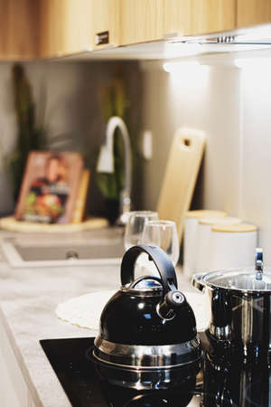 Home decor and interior design in modern house or apartment, furniture and detailsの写真素材