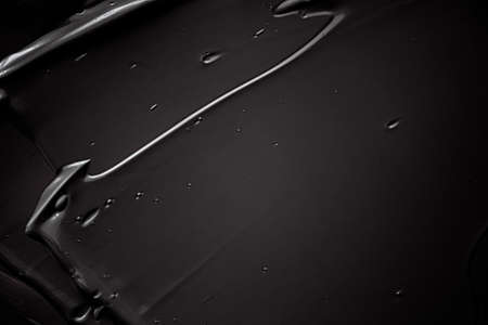 Black cream texture cosmetic product and makeup backdrop for luxury beauty brandの写真素材