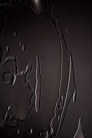 Black cream texture cosmetic product and makeup backdrop for luxury beauty brandの写真素材