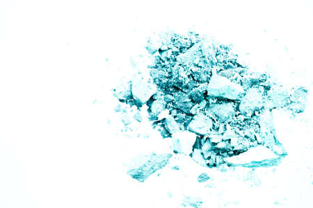 Powder cosmetics, mineral organic eyeshadow, blush or crushed cosmetic productの写真素材
