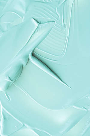Mint cosmetic texture background, make-up and skincare cosmetics cream product, luxury beauty brand,...