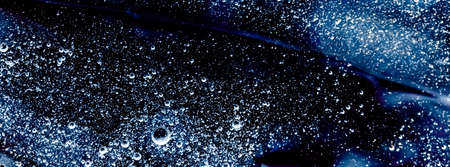 Abstract liquid banner background, paint splash, swirl pattern and water drops, beauty gel and cosmetic texture, contemporary magic art and science as luxury flatlay designの写真素材