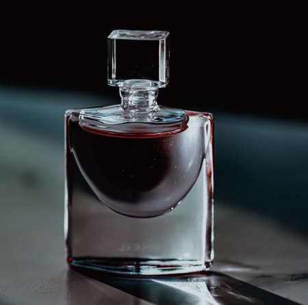 Chic perfume bottle, perfumery as luxury beauty and cosmetic productの写真素材