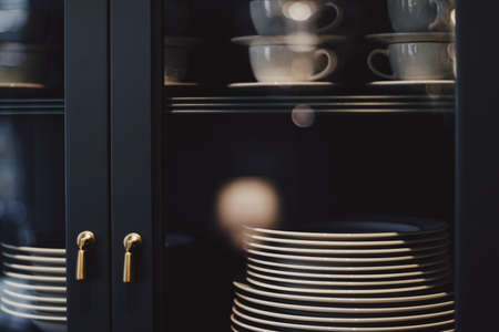 Home decor and interior design in modern house or apartment, luxury furniture and decoration detailsの写真素材