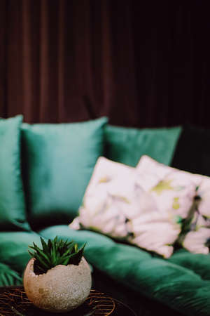 Home decor and interior design in modern house or apartment, luxury furniture and decoration detailsの写真素材