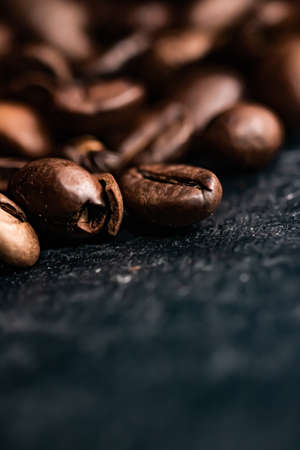 Coffee beans background, roasted signature bean with rich flavour, best morning drink and luxury...