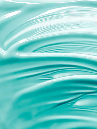 Glossy green cosmetic texture as beauty make-up product background, cosmetics and luxury makeup...