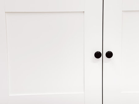 Home decor and interior design, wardrobe cabinet handles, drawer knobs and pulls, furniture and decoration detailsの写真素材