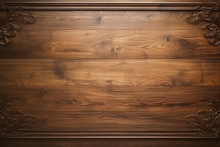 Antique wooden table desk background, wood texture flatlay backdrop, for holiday design and luxury branding ideaの素材